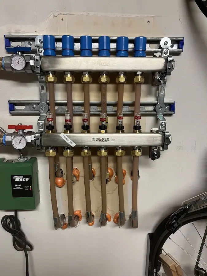 Plumber performing Leak Detection at a residential property in Summit